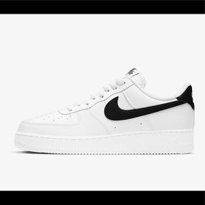 Nike Air Force One white/black- white